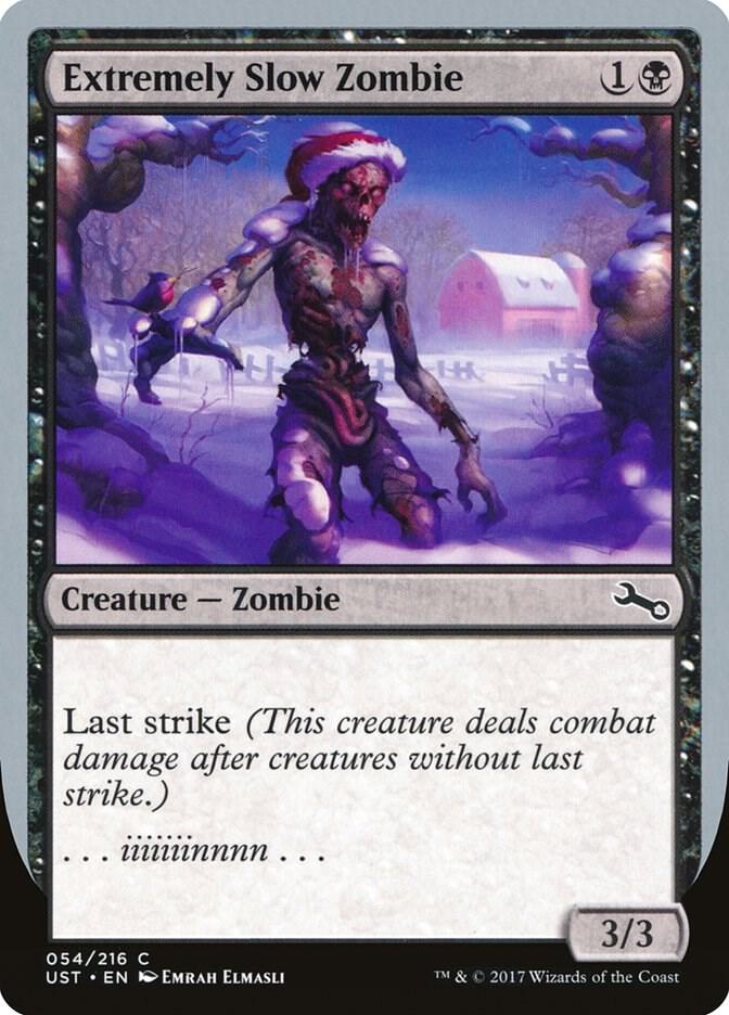 Extremely Slow Zombie (C) 54 card from Unstable