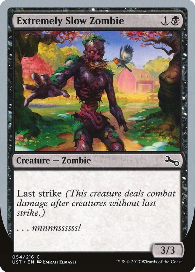 Extremely Slow Zombie (D) 54 card from Unstable