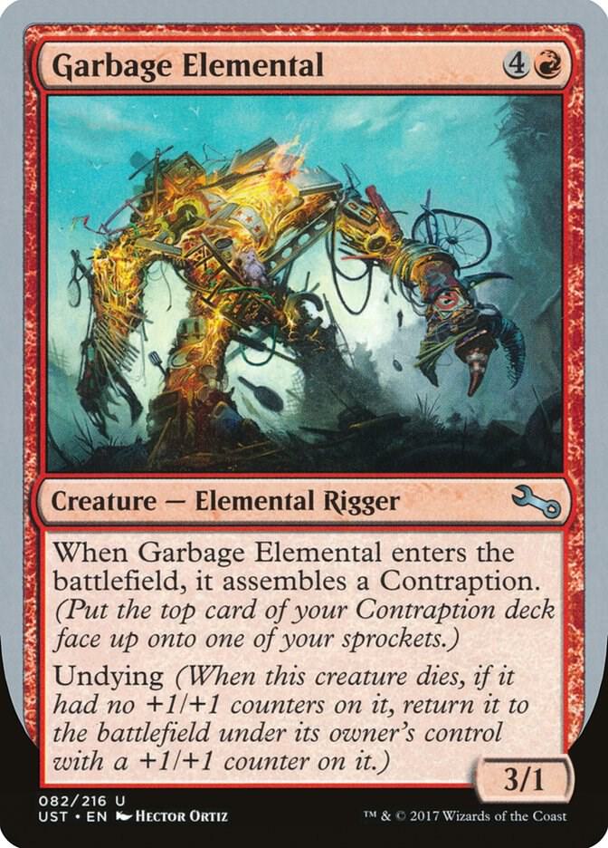Garbage Elemental (B) 82 card from Unstable