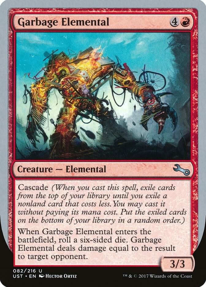 Garbage Elemental (D) 82 card from Unstable