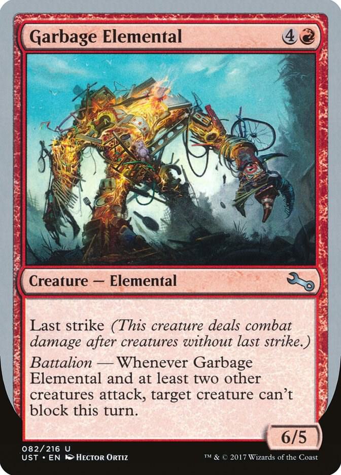 Garbage Elemental (F) 82 card from Unstable