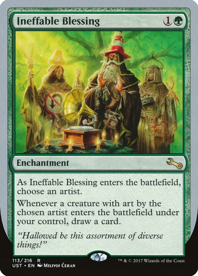 Ineffable Blessing (B) 113 card from Unstable