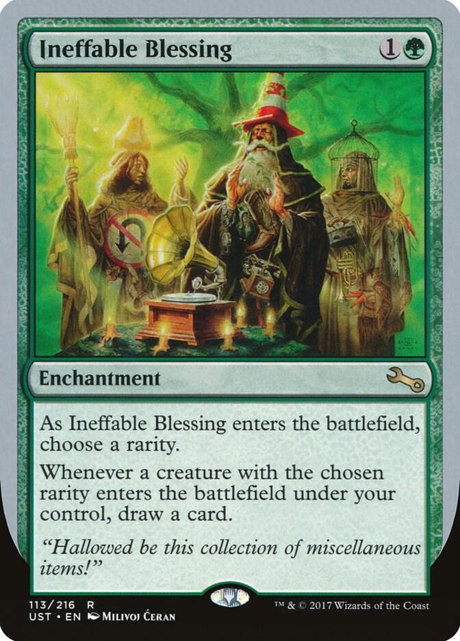 Ineffable Blessing (D) 113 card from Unstable