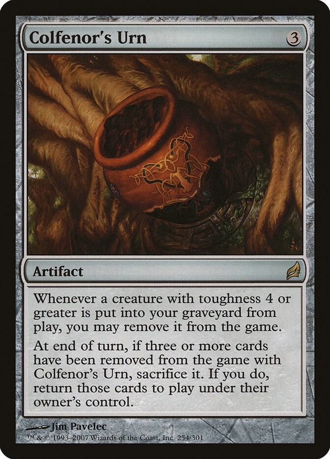 Colfenor's Urn 254 card from Lorwyn