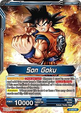 Son Goku // Awakened Strike SSB Son Goku P-026 card from Promotion Cards