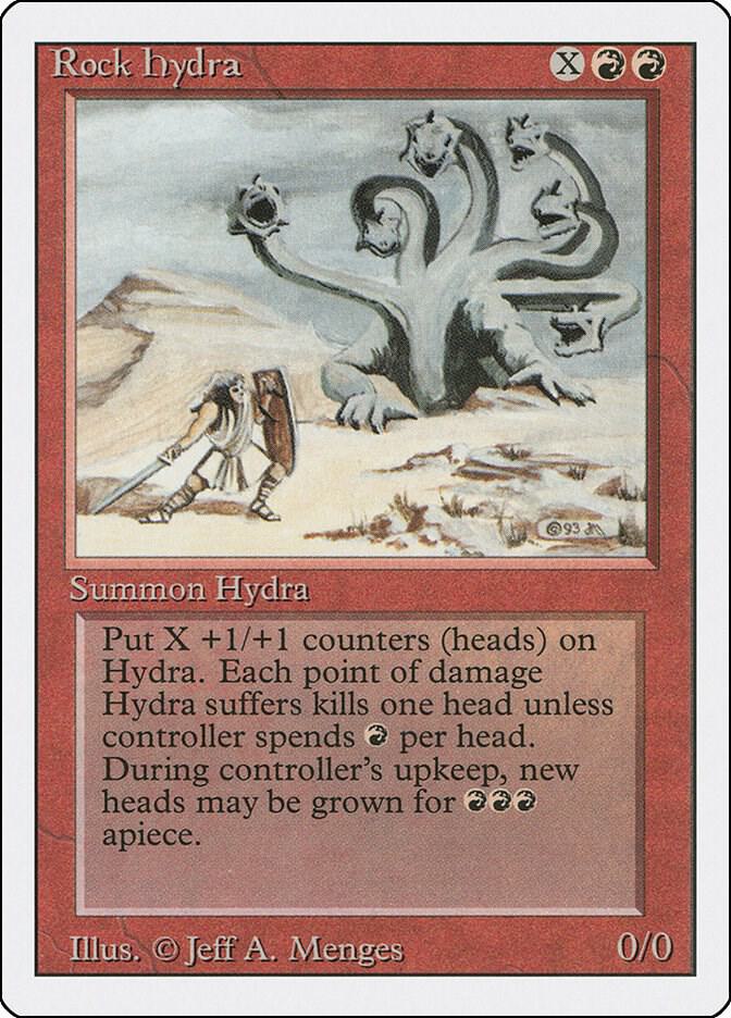 Rock Hydra card from Revised Edition