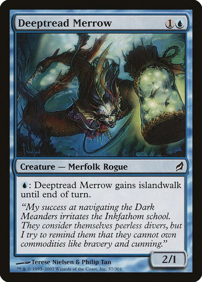 Deeptread Merrow 57 card from Lorwyn