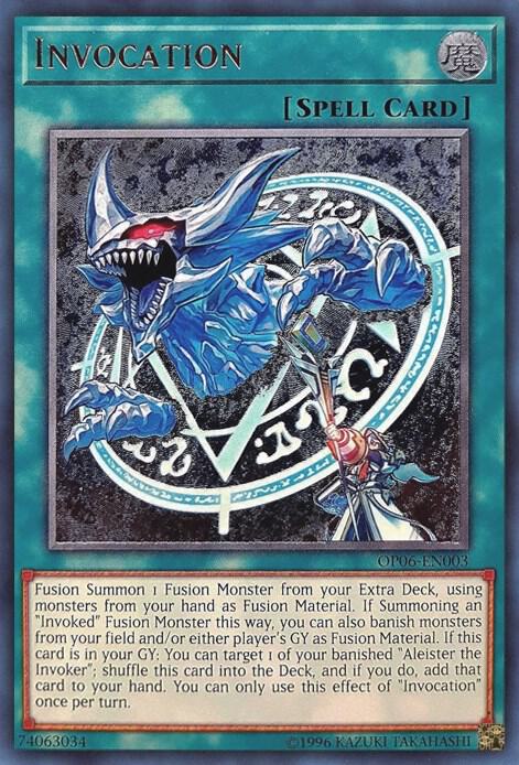 Invocation (UTR) OP06-EN003 card from OTS Tournament Pack 6