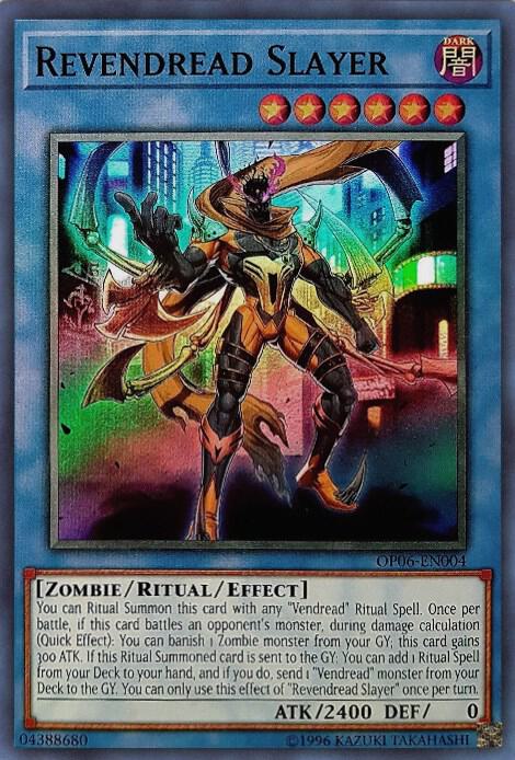 Revendread Slayer OP06-EN004 card from OTS Tournament Pack 6