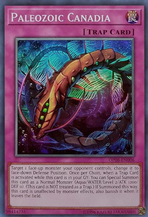 Paleozoic Canadia OP06-EN006 card from OTS Tournament Pack 6