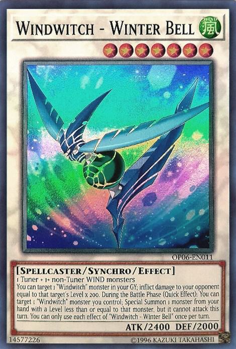 Windwitch - Winter Bell OP06-EN011 card from OTS Tournament Pack 6