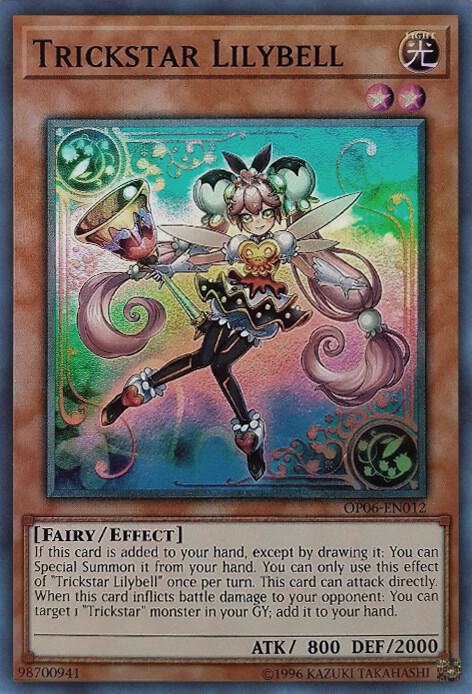 Trickstar Lilybell OP06-EN012 card from OTS Tournament Pack 6