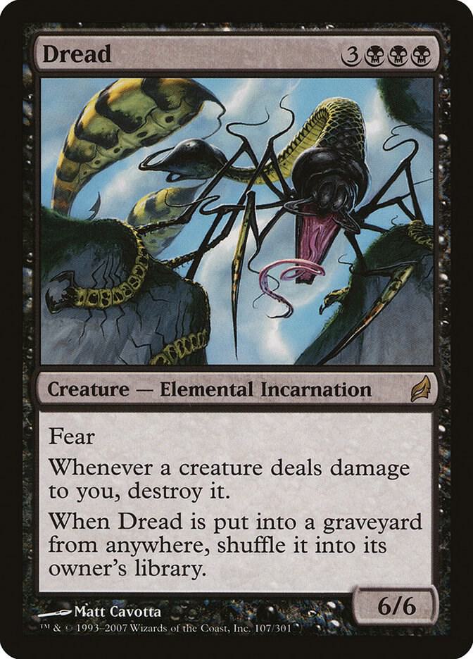Dread 107 card from Lorwyn