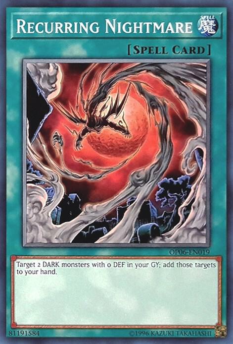 Recurring Nightmare OP06-EN019 card from OTS Tournament Pack 6