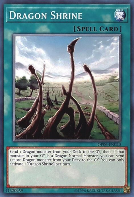 Dragon Shrine OP06-EN020 card from OTS Tournament Pack 6