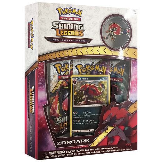 Shining Legends Pin Collection: Zoroark card from Shining Legends