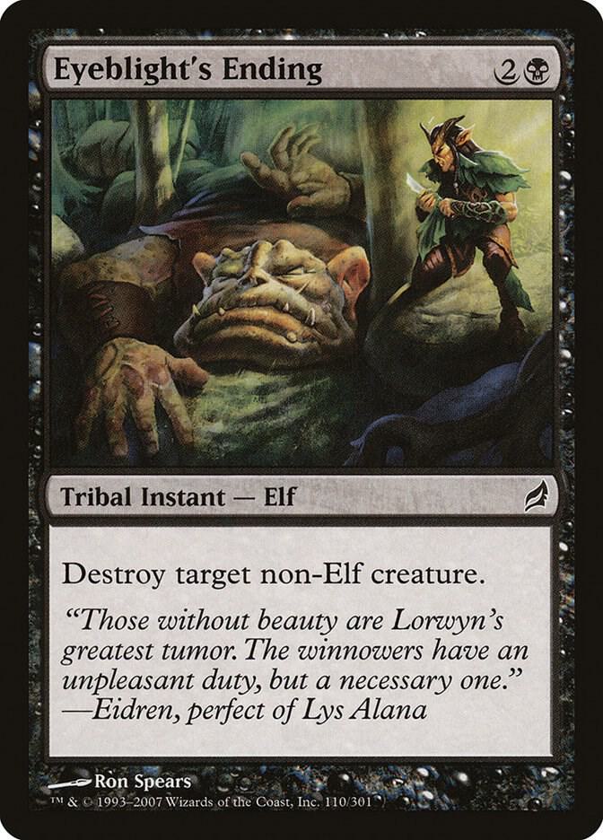 Eyeblight's Ending 110 card from Lorwyn