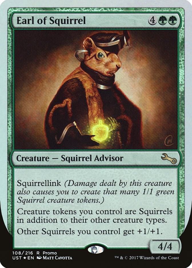 Earl of Squirrel (Draft Weekend) 108 card from Launch Party & Release Event Promos