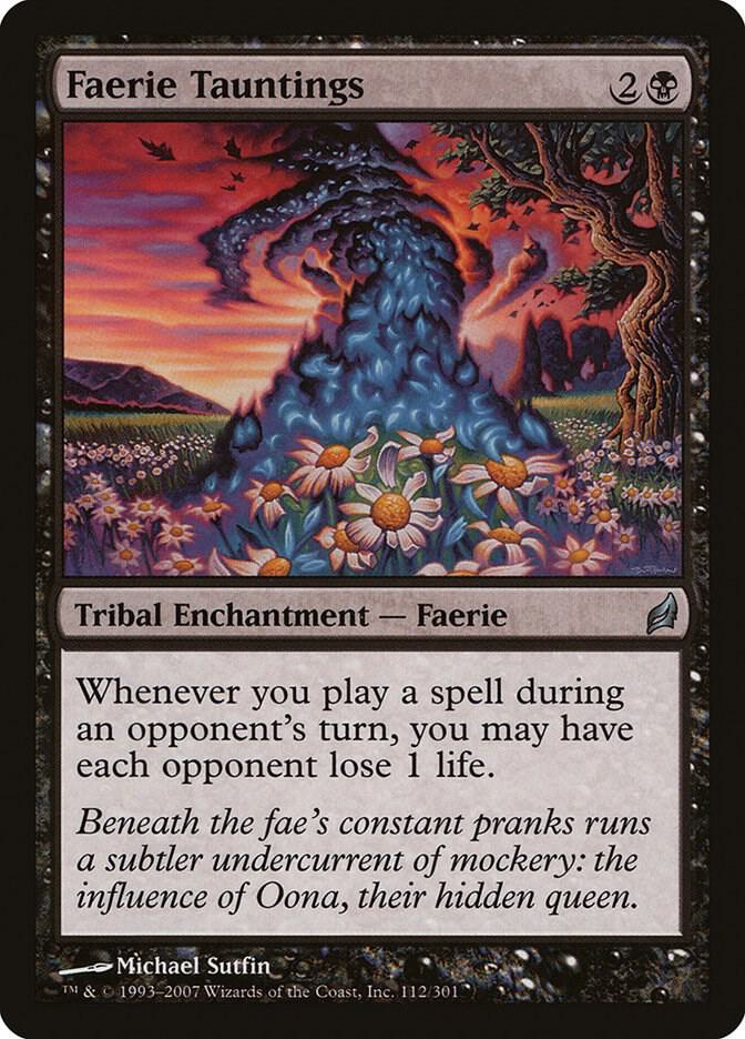 Faerie Tauntings 112 card from Lorwyn