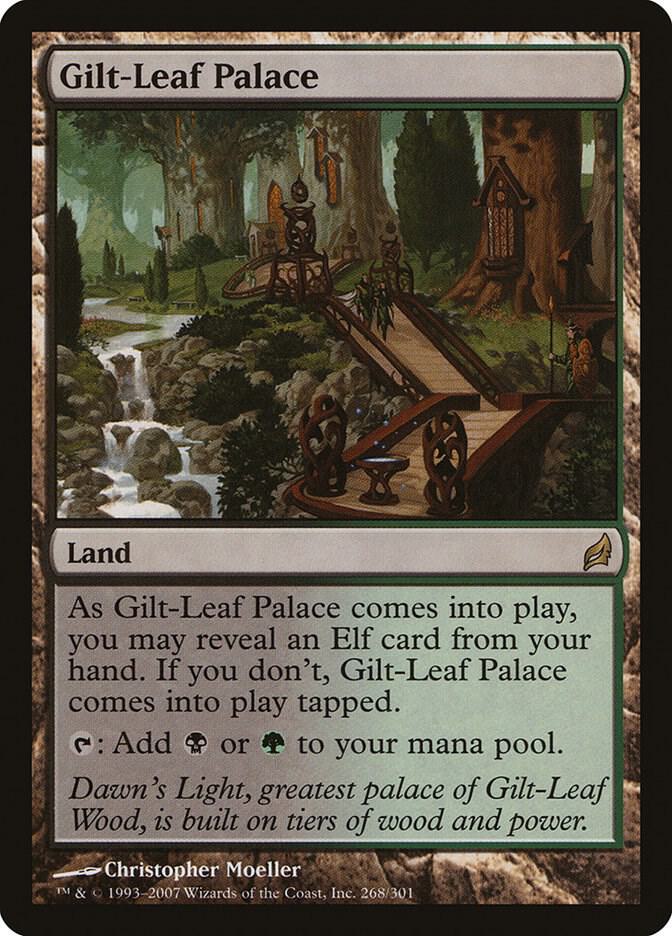 Gilt-Leaf Palace 268 card from Lorwyn
