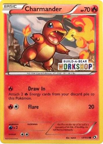 Charmander - 17/113 (Build-A-Bear Workshop Exclusive) 017/113 card from Miscellaneous Cards & Products