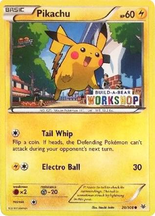 Pikachu - 20/108 (Build-A-Bear Workshop Exclusive) 020/108 card from Miscellaneous Cards & Products