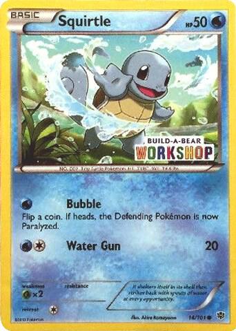 Squirtle - 14/101 (Build-A-Bear Workshop Exclusive) 014/101 card from Miscellaneous Cards & Products