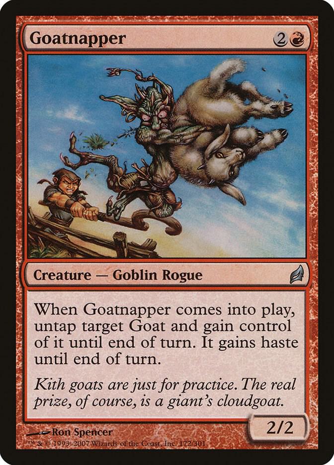 Goatnapper 172 card from Lorwyn