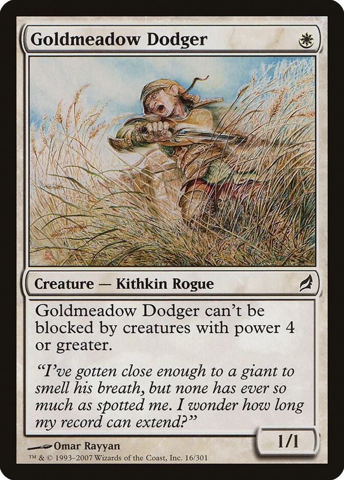 Goldmeadow Dodger 16 card from Lorwyn