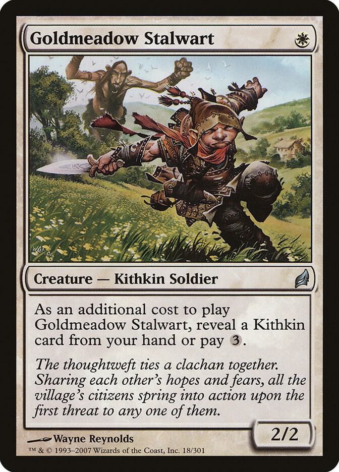 Goldmeadow Stalwart 18 card from Lorwyn