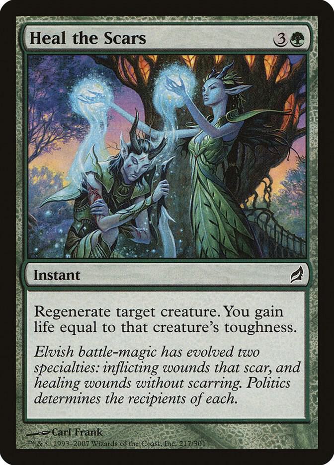 Heal the Scars 217 card from Lorwyn