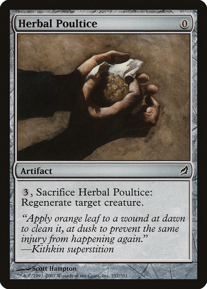 Herbal Poultice 257 card from Lorwyn