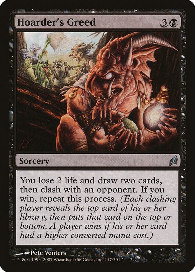Hoarder's Greed 117 card from Lorwyn