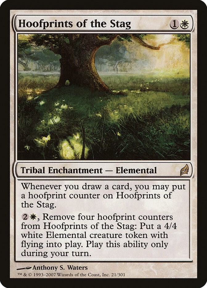 Hoofprints of the Stag 21 card from Lorwyn
