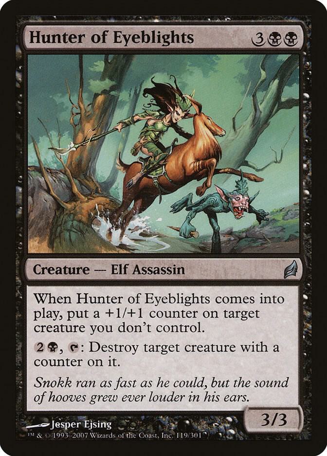 Hunter of Eyeblights 119 card from Lorwyn