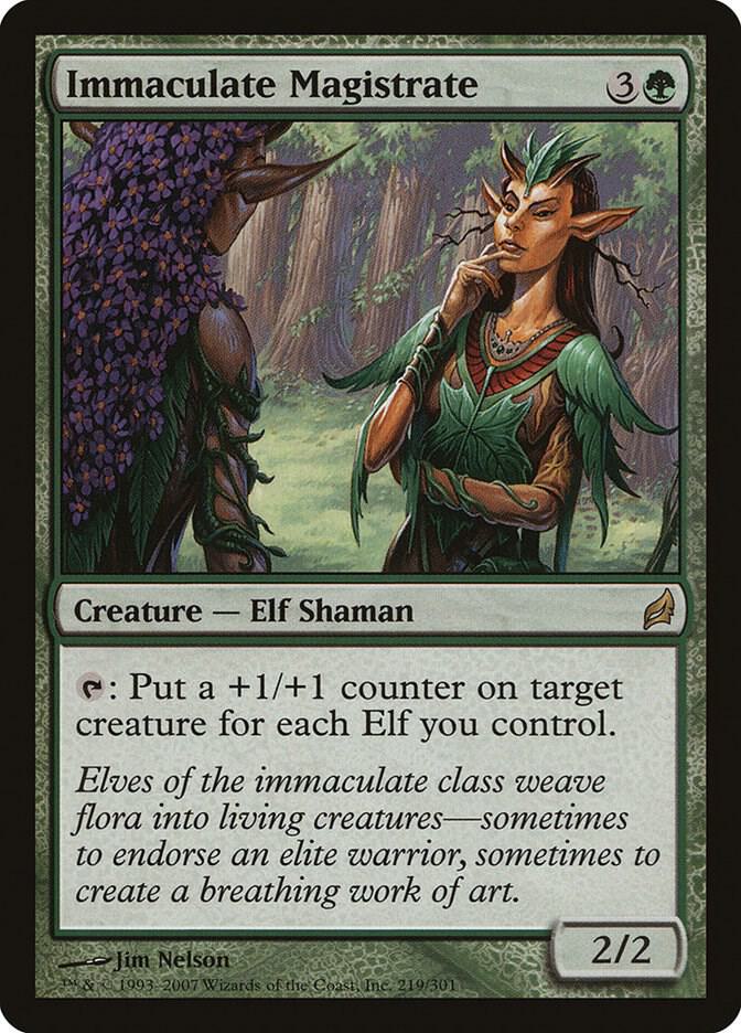 Immaculate Magistrate 219 card from Lorwyn