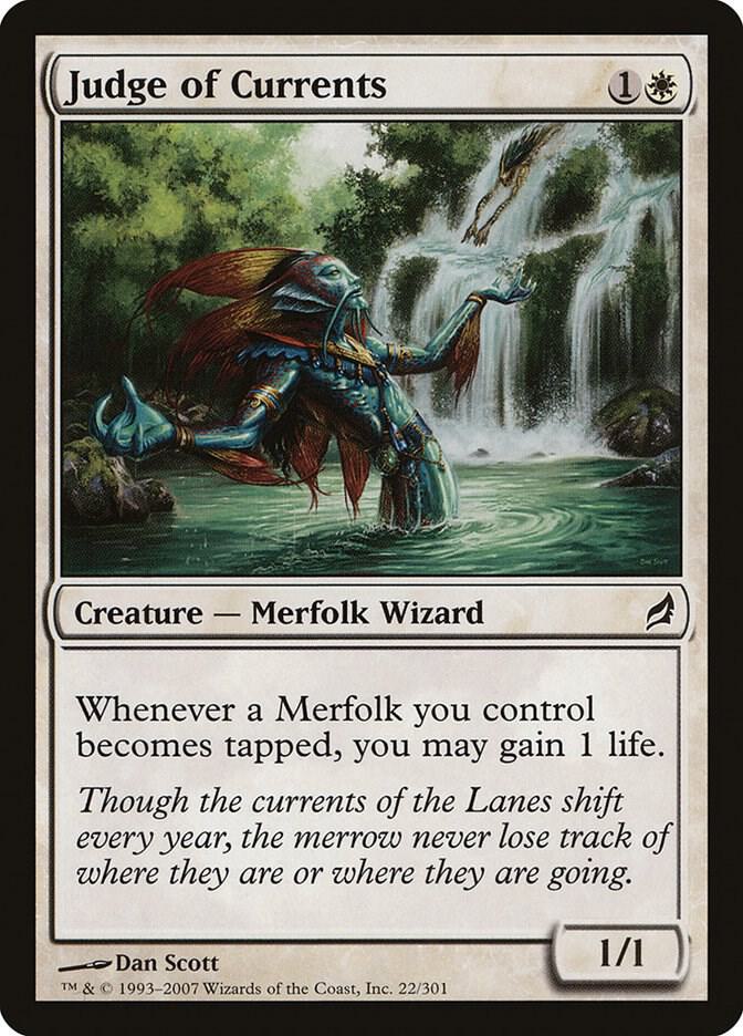 Judge of Currents 22 card from Lorwyn