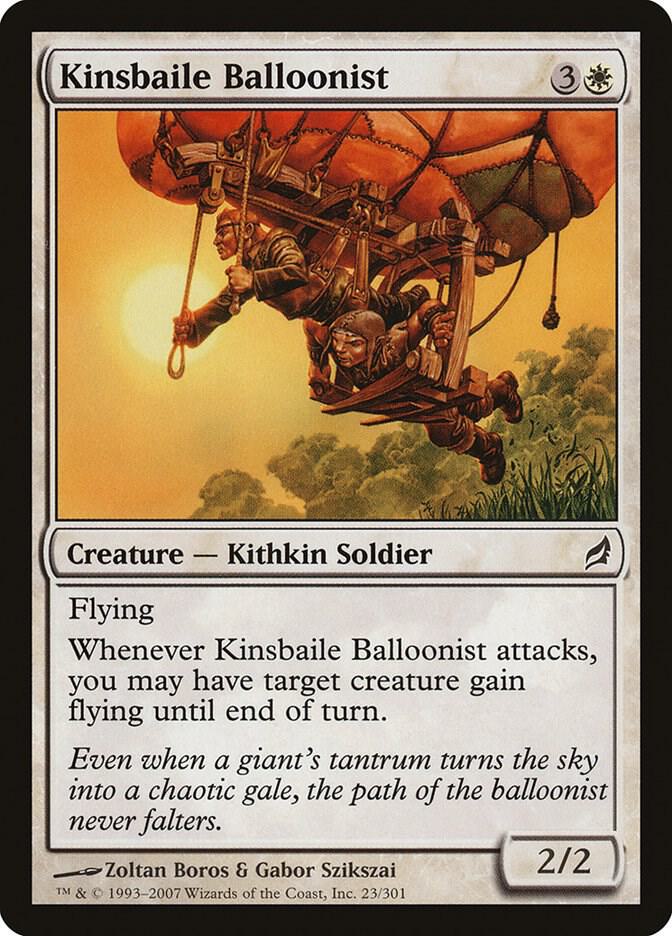 Kinsbaile Balloonist 23 card from Lorwyn