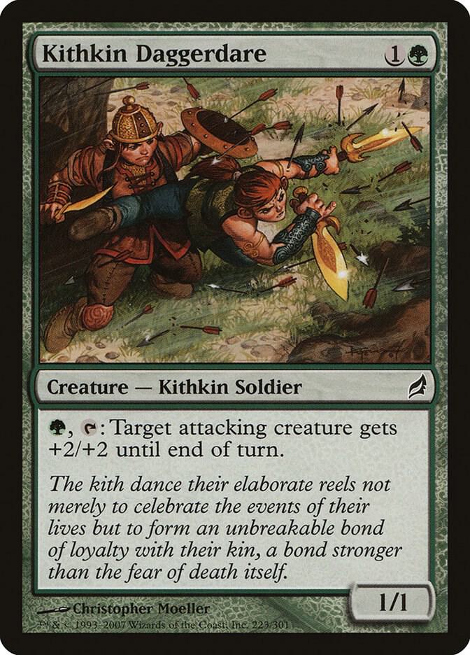 Kithkin Daggerdare 223 card from Lorwyn