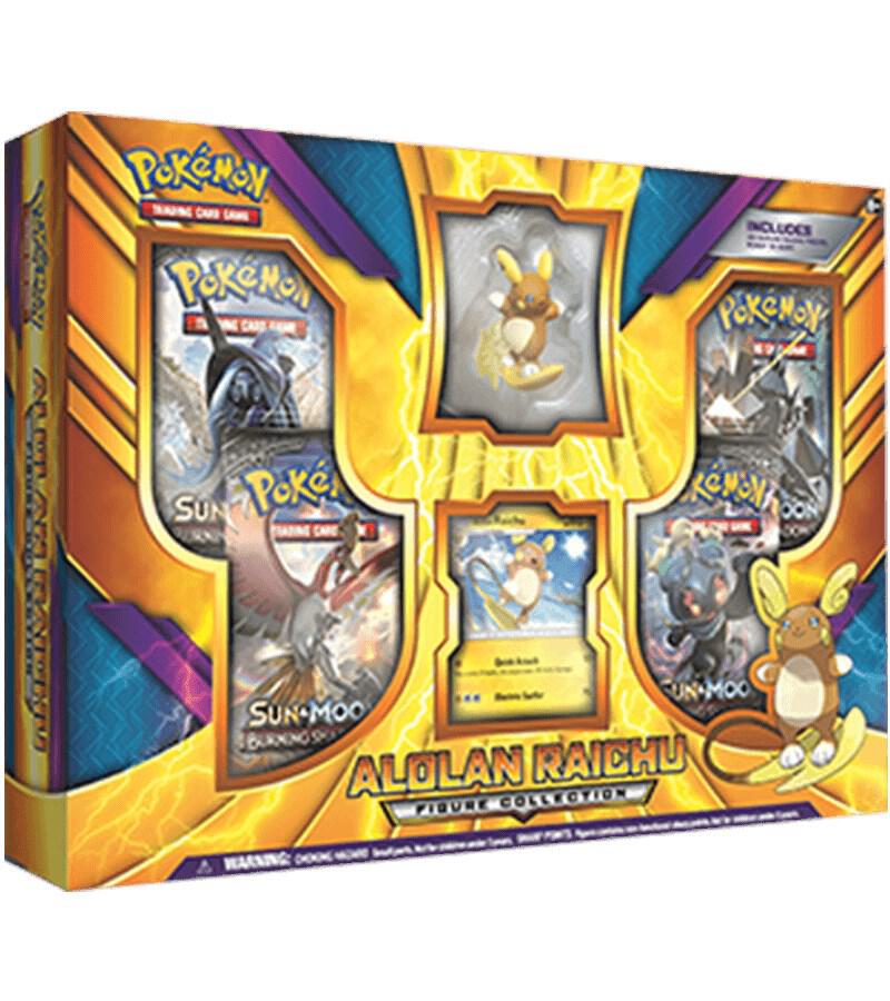 Alolan Raichu Figure Collection card from SM - Burning Shadows