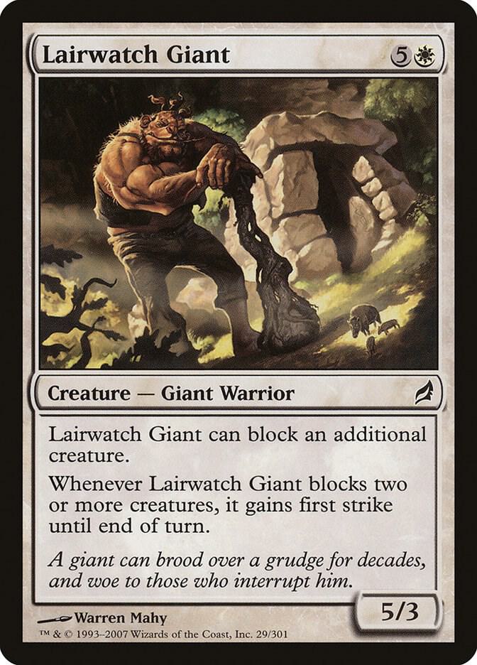 Lairwatch Giant 29 card from Lorwyn