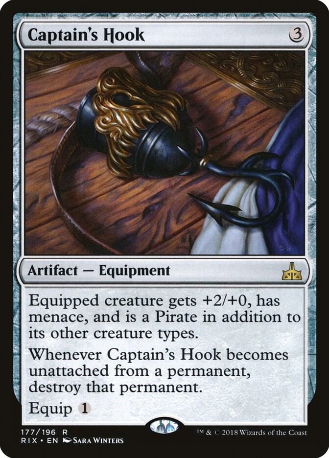 Captain's Hook 177 card from Rivals of Ixalan