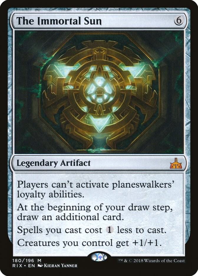 The Immortal Sun 180 card from Rivals of Ixalan