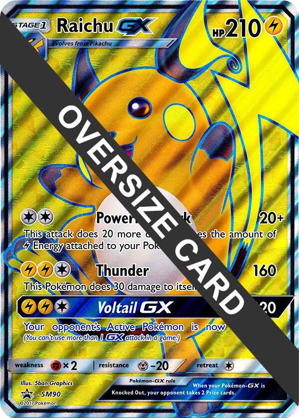 Raichu GX SM90 card from Jumbo Cards