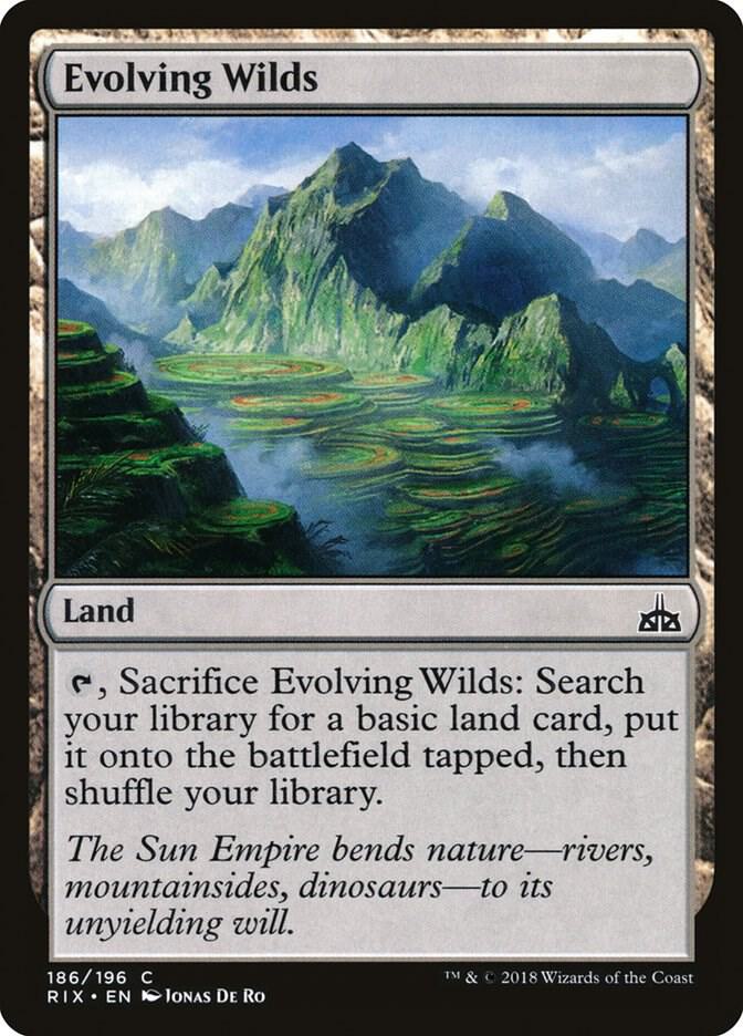 Evolving Wilds 186 card from Rivals of Ixalan
