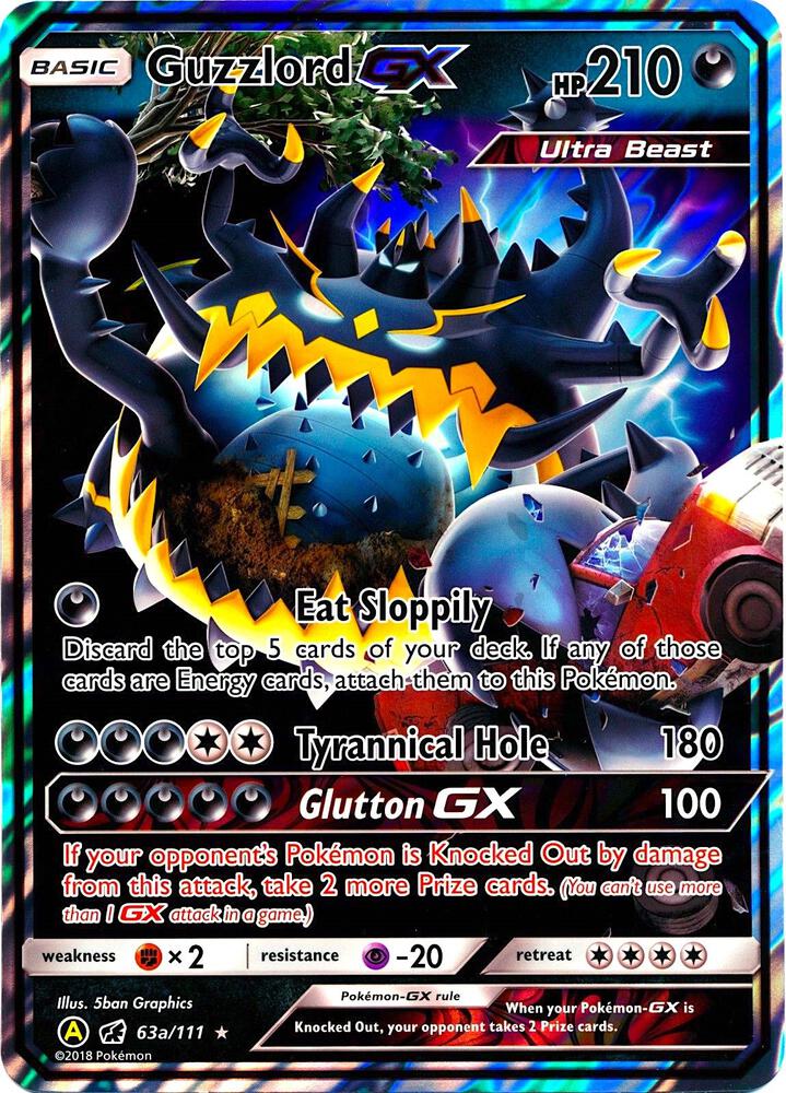 Guzzlord GX - 63a/111 063a/111 card from Alternate Art Promos