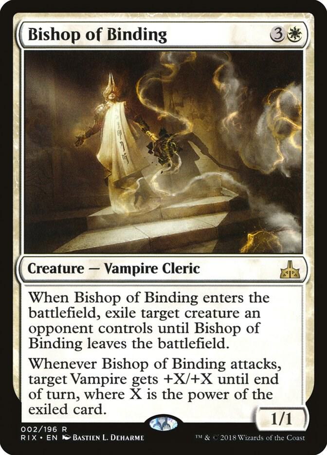 Bishop of Binding 2 card from Rivals of Ixalan