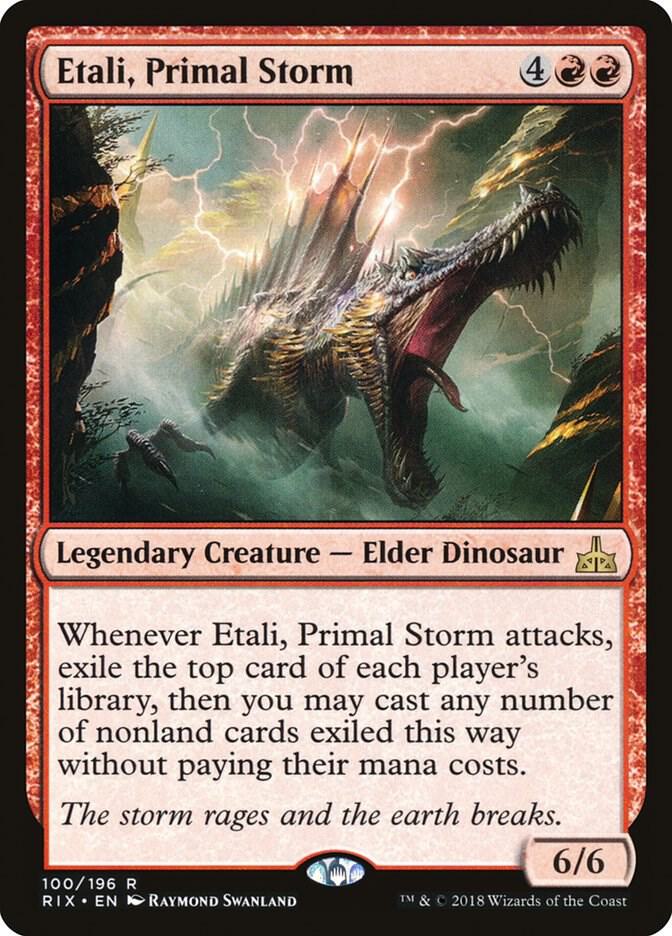 Etali, Primal Storm 100 card from Rivals of Ixalan