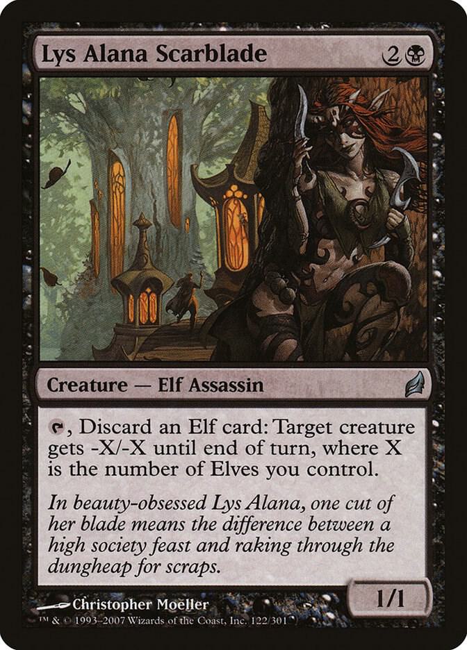 Lys Alana Scarblade 122 card from Lorwyn