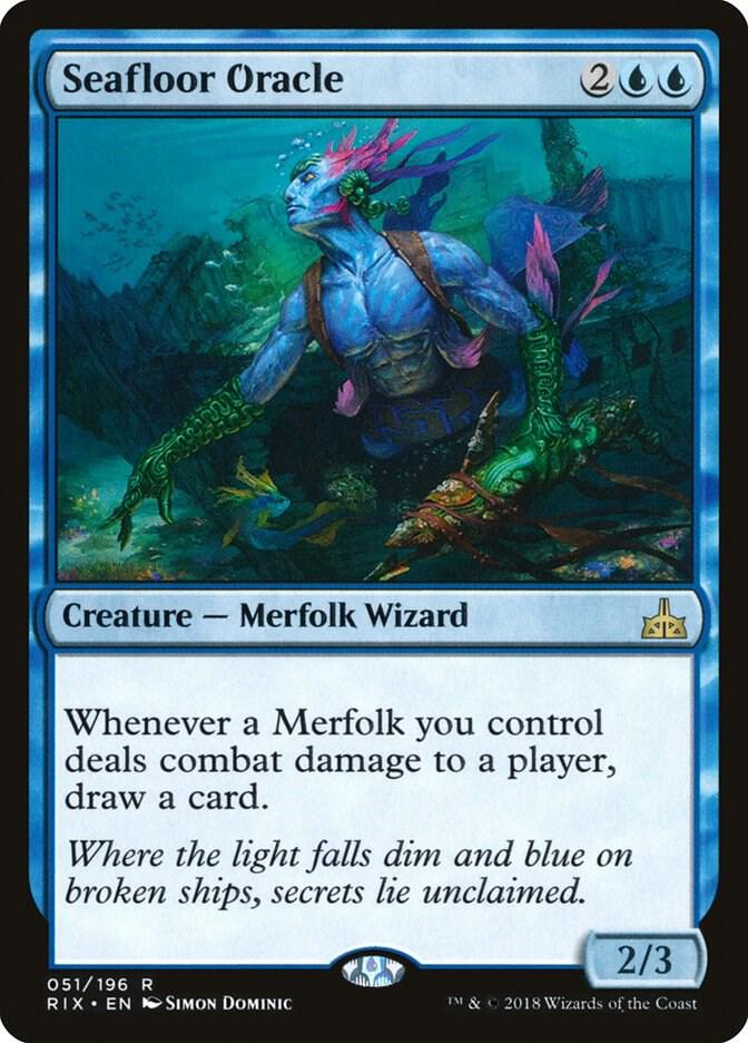 Seafloor Oracle 51 card from Rivals of Ixalan